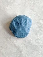 Elitaire Petite Chap Flat Cap in Blue
