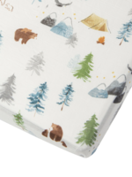 Elitaire Petite Fitted Crib Sheet - Adventure Begins