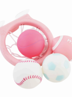 Elitaire Petite Pink Sports Bath Toy Set