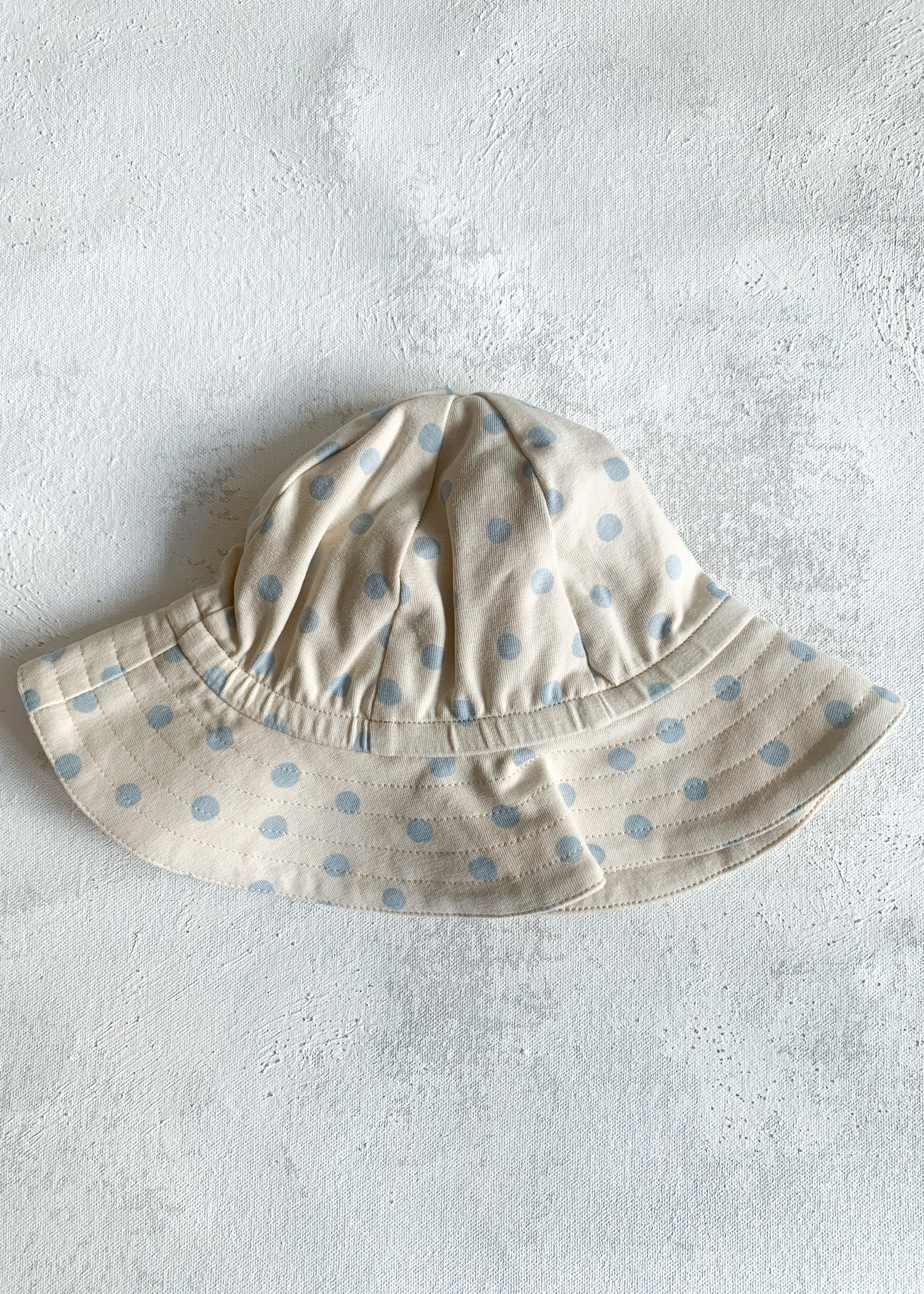 Elitaire Petite Dot Bucket Hat in Buttercream