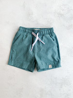 Elitaire Petite Surf Swim Shorts in Teal