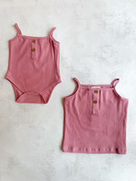 Elitaire Petite Karter Rose Tank and Onesie