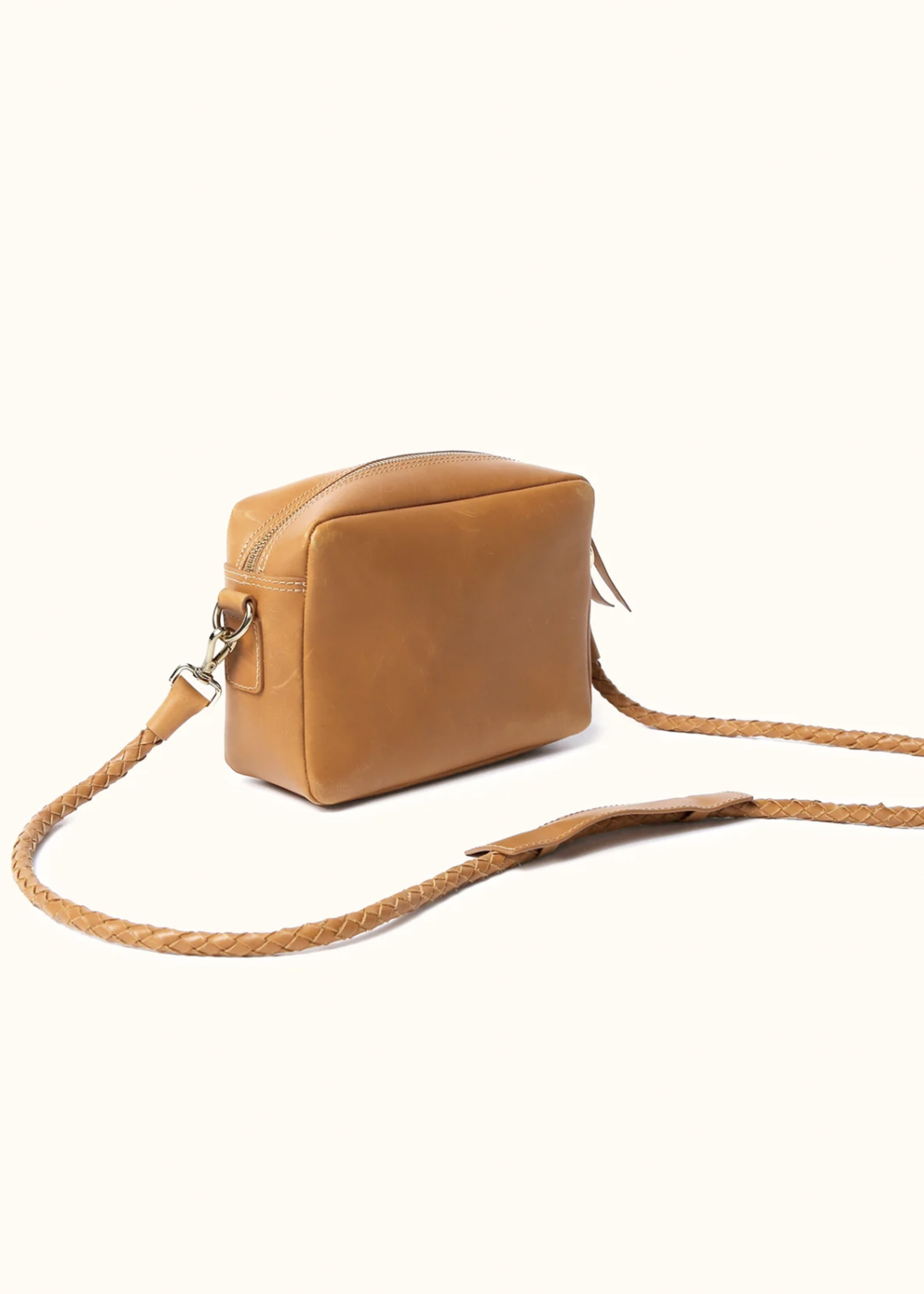 Elitaire Boutique Aurora Crossbody in Cognac