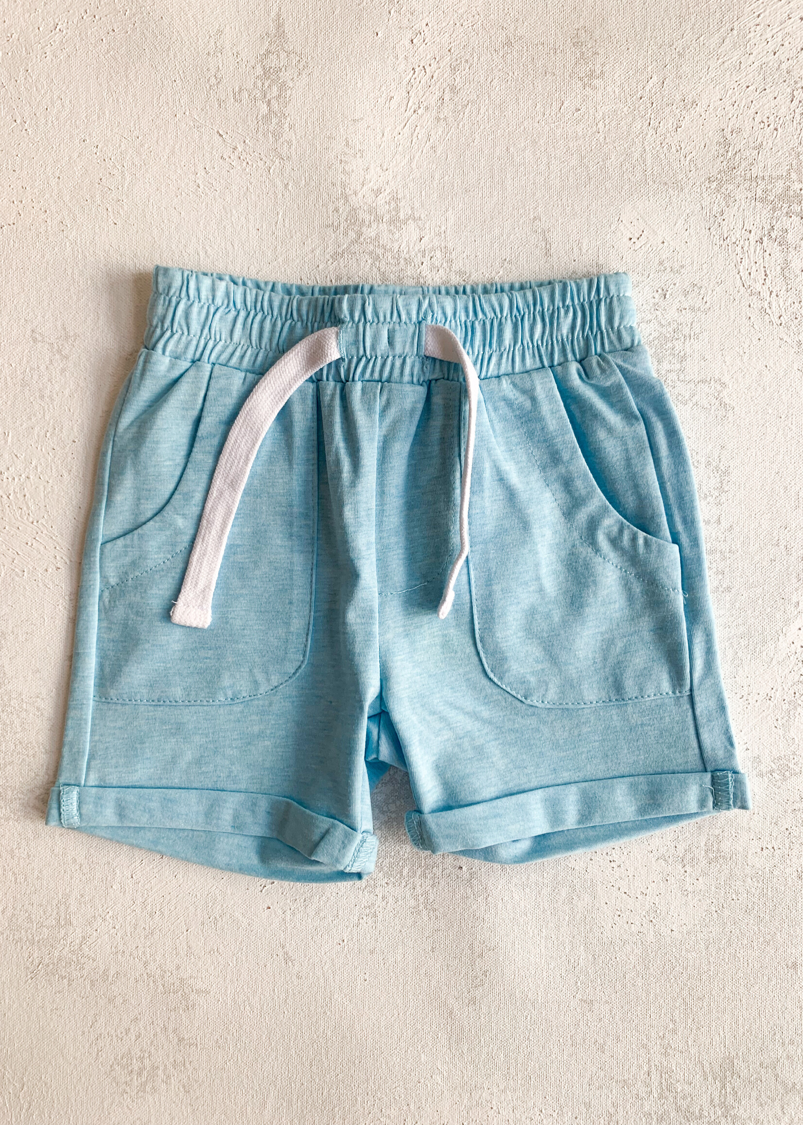 Elitaire Petite Reuben Shorts in Blue