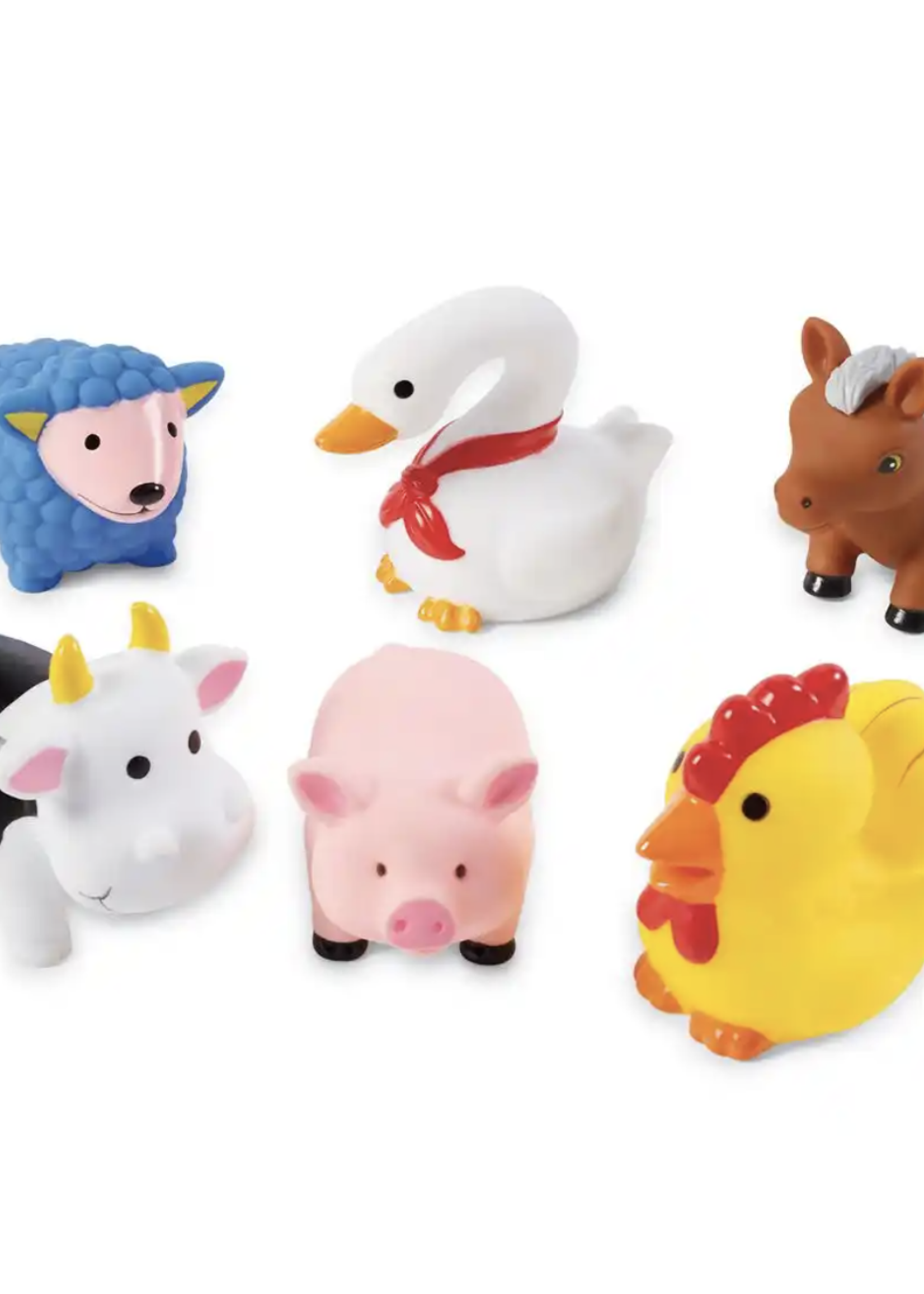 Elitaire Petite Farm Animals Bath Toy Set