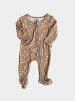 Elitaire Petite Butterscotch Daisy Footie Romper