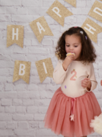 Elitaire Petite Birthday Party Numbers Tee