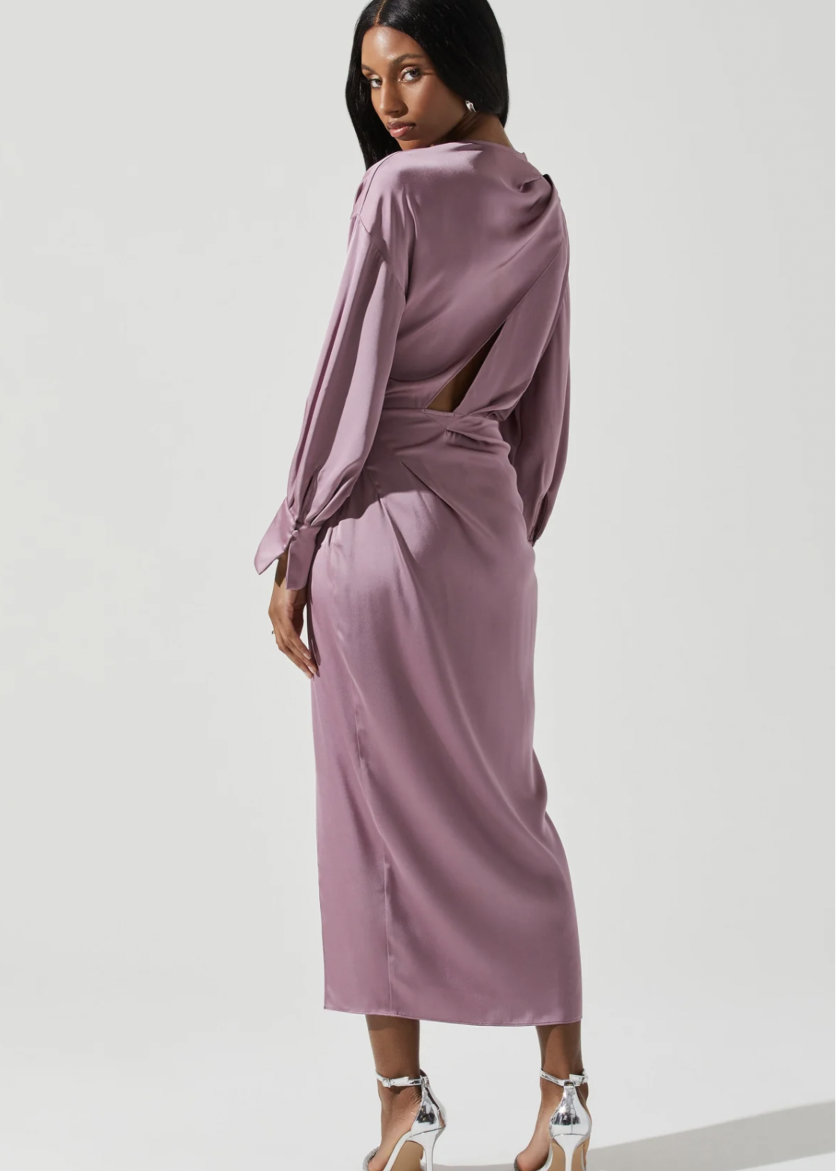 Elitaire Boutique Sadyra Dress in Mauve