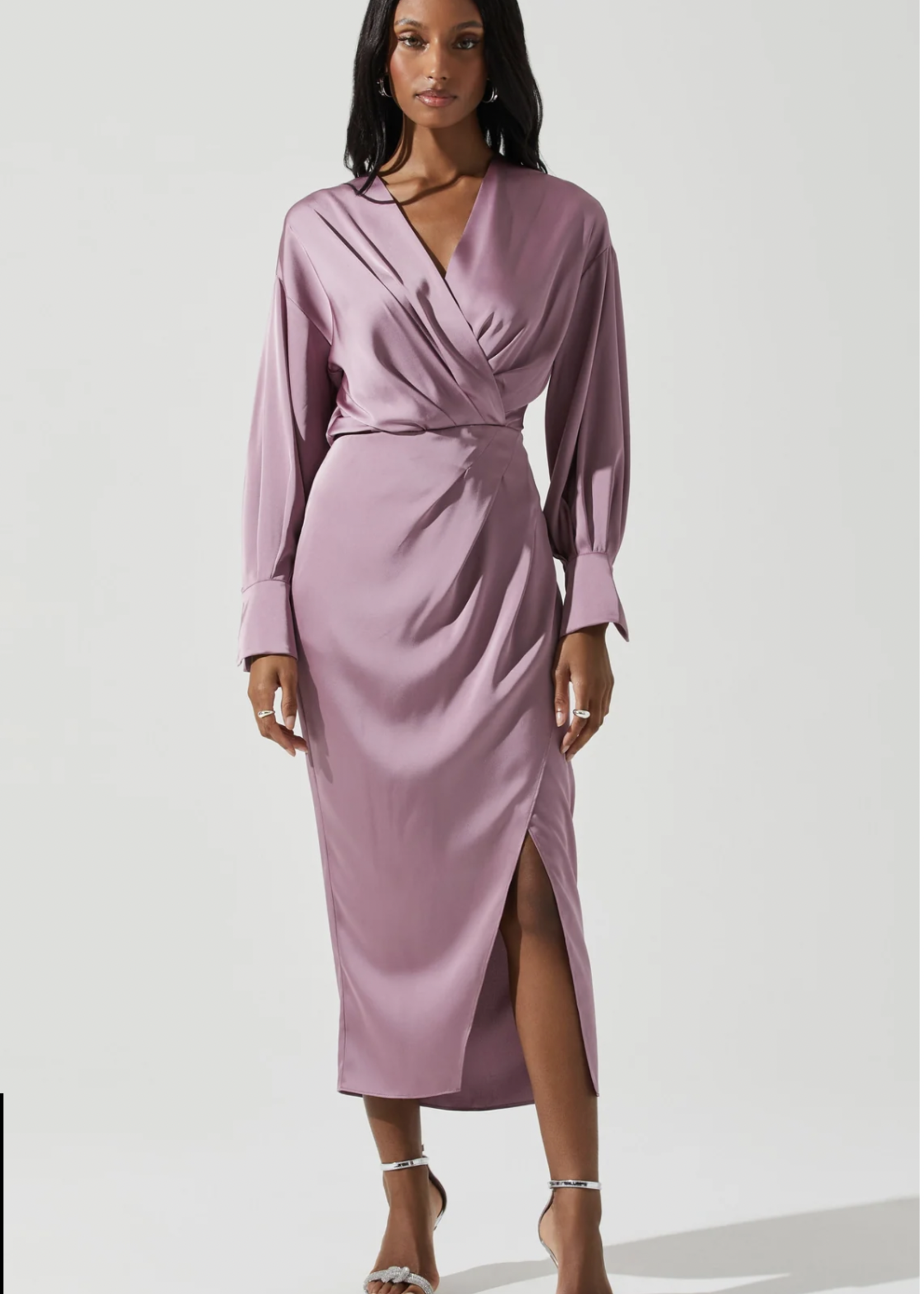 mauve dress