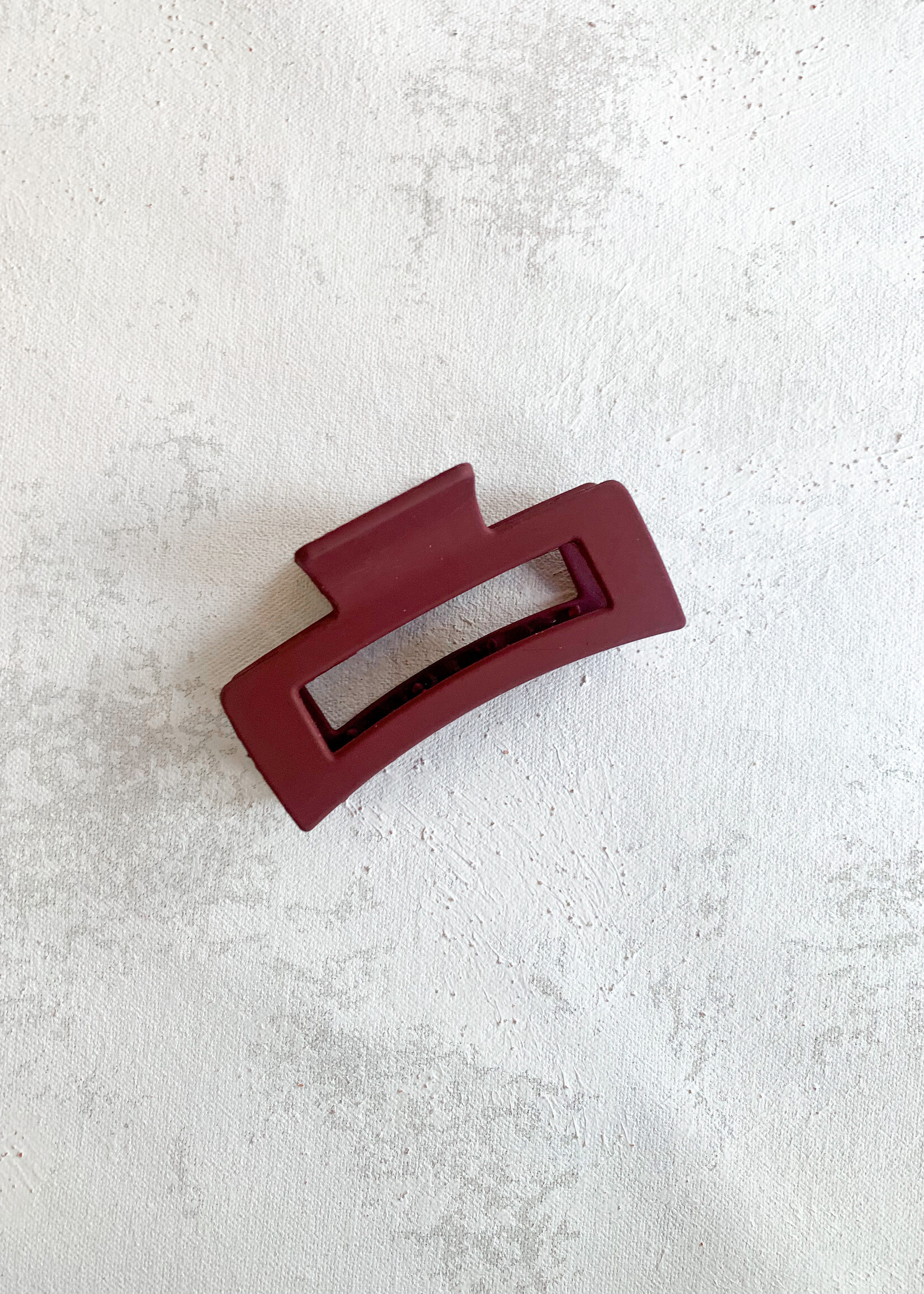 Elitaire Boutique Matte Rectangle Hair Clip