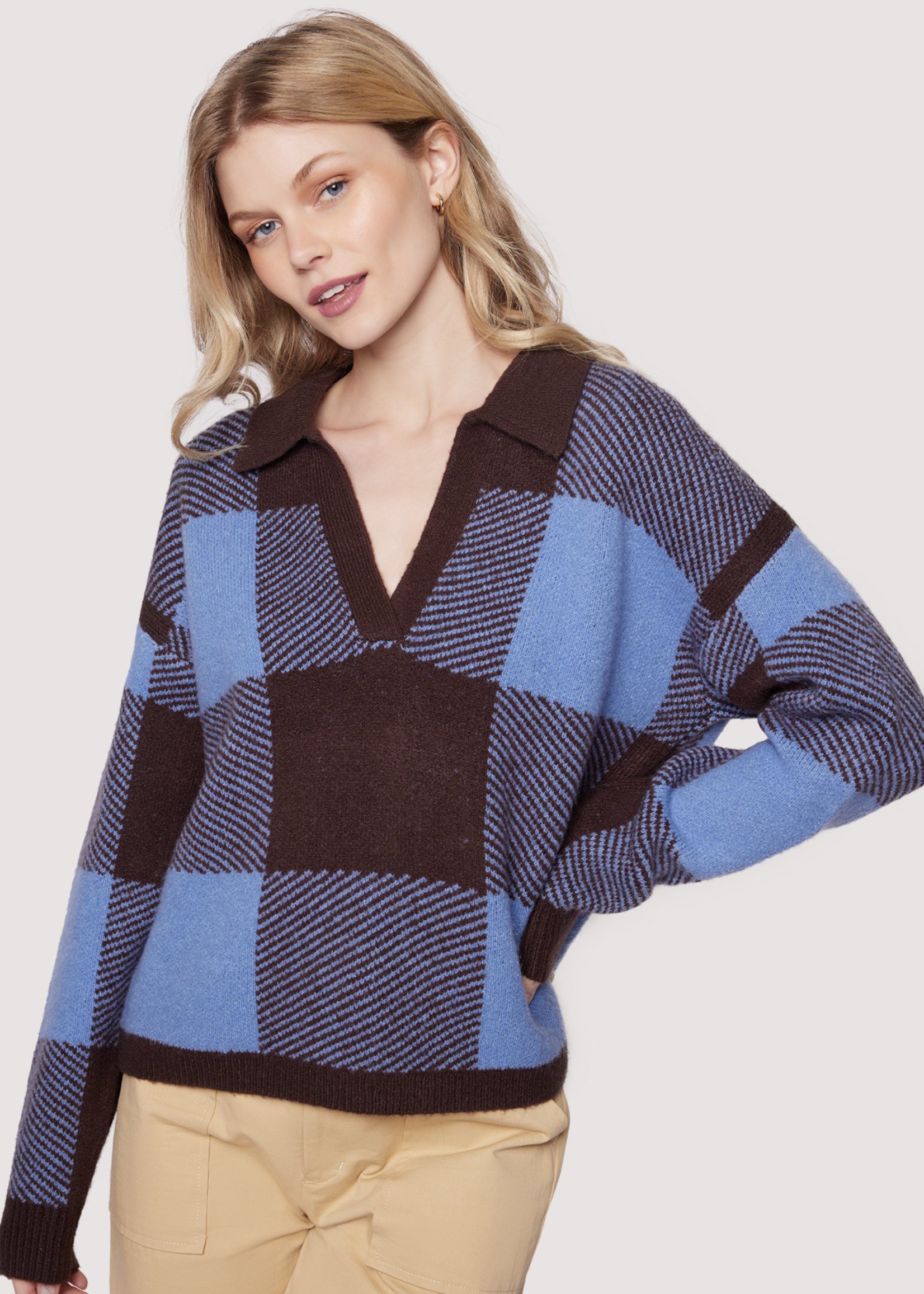 Elitaire Boutique Yale Plaid Sweater