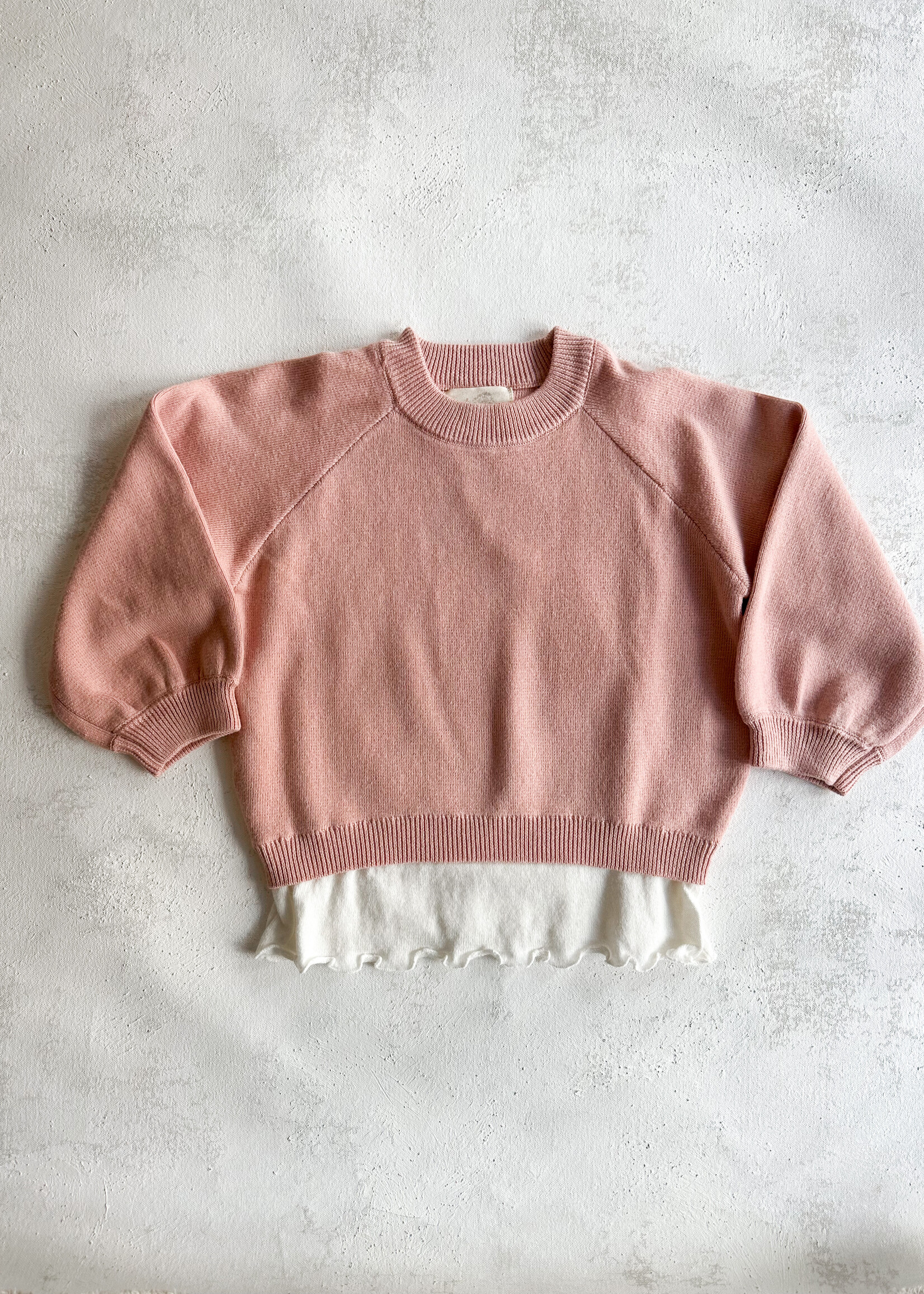 Elitaire Petite Logan Sweater in Pink