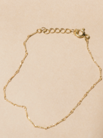 Elitaire Boutique Twist Chain Bracelet: Vermeil