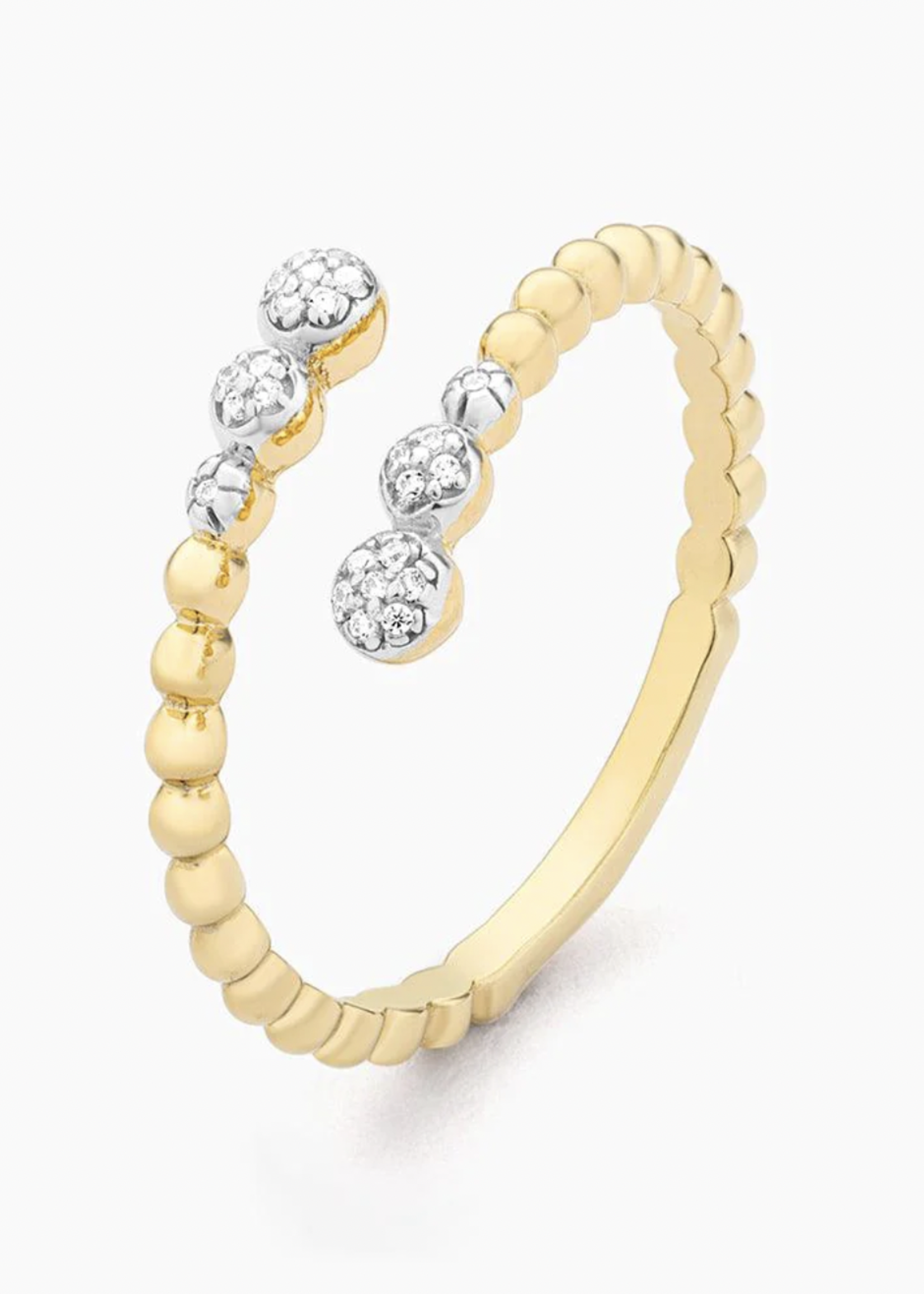 Elitaire Boutique Beaded Connection Ring