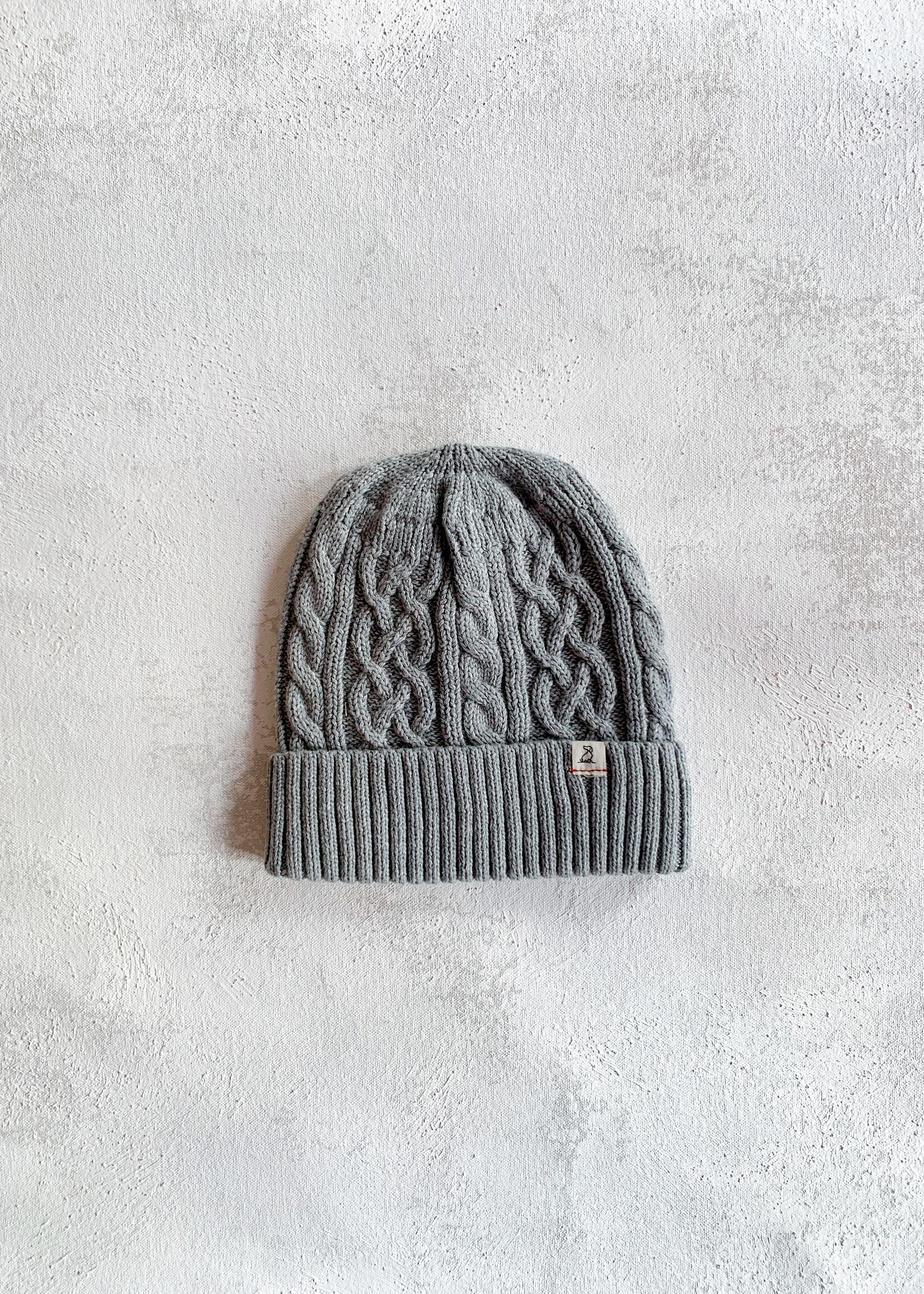 Elitaire Petite Arcadia Knit Hat in Light Grey