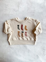 Elitaire Petite Christmas Socks Sweatshirt