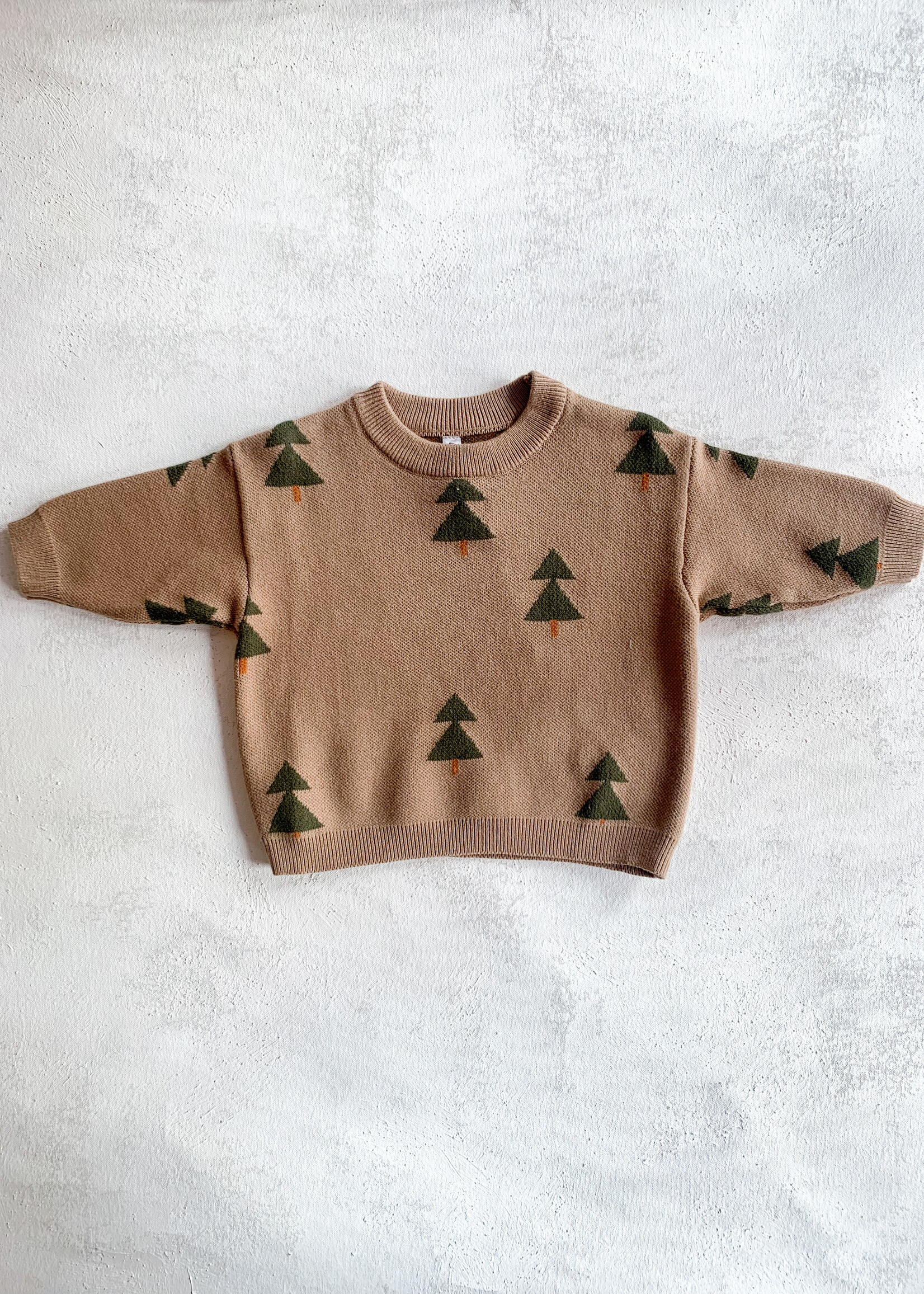 Elitaire Petite Winter Trees Knit Sweater