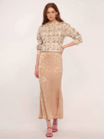 Elitaire Boutique Bellucci Skirt in Whiskey