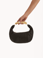 Elitaire Boutique Kara Handle Bag in Black