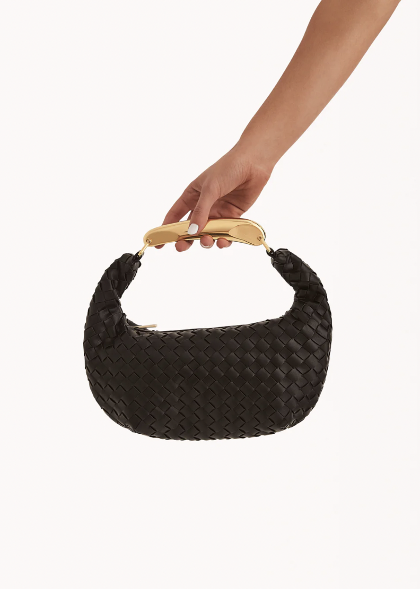 Elitaire Boutique Kara Handle Bag in Black