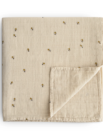 Elitaire Petite Muslin Organic Cotton Swaddle in Bees