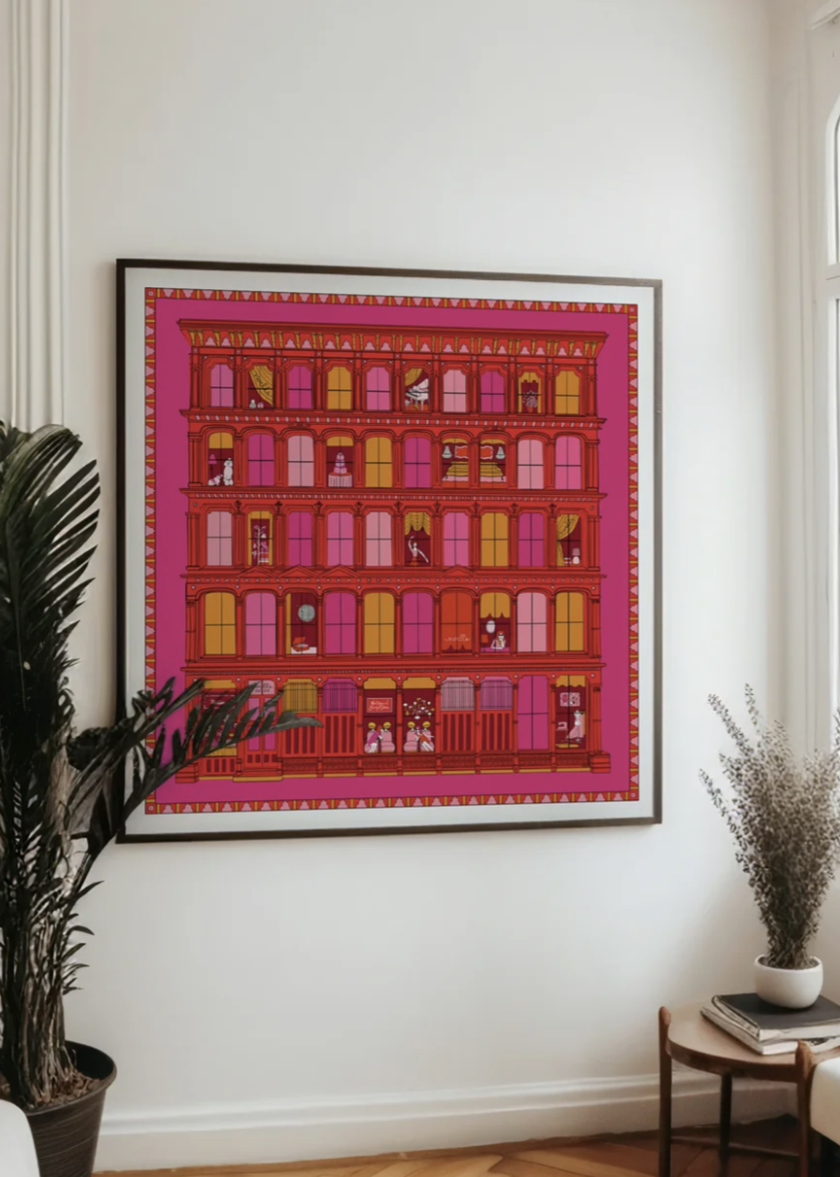 Elitaire Boutique Swells in The City Silk Scarf - Large