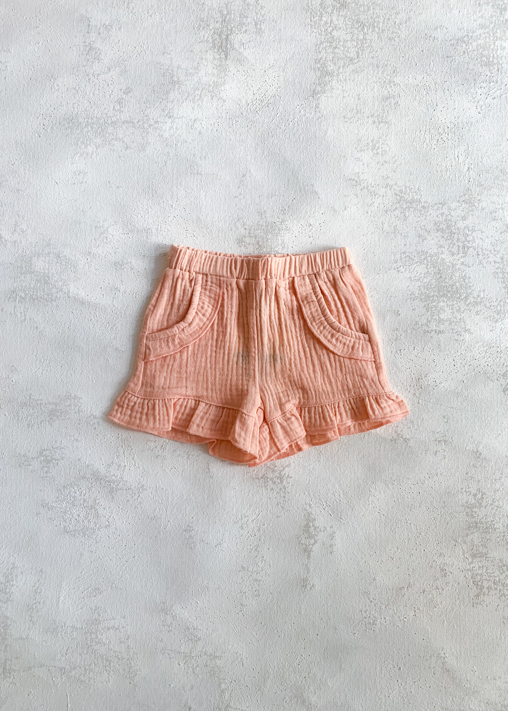 Elitaire Petite Lyra Shorts in Peach