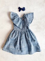 Elitaire Petite Harper Chambray Dress