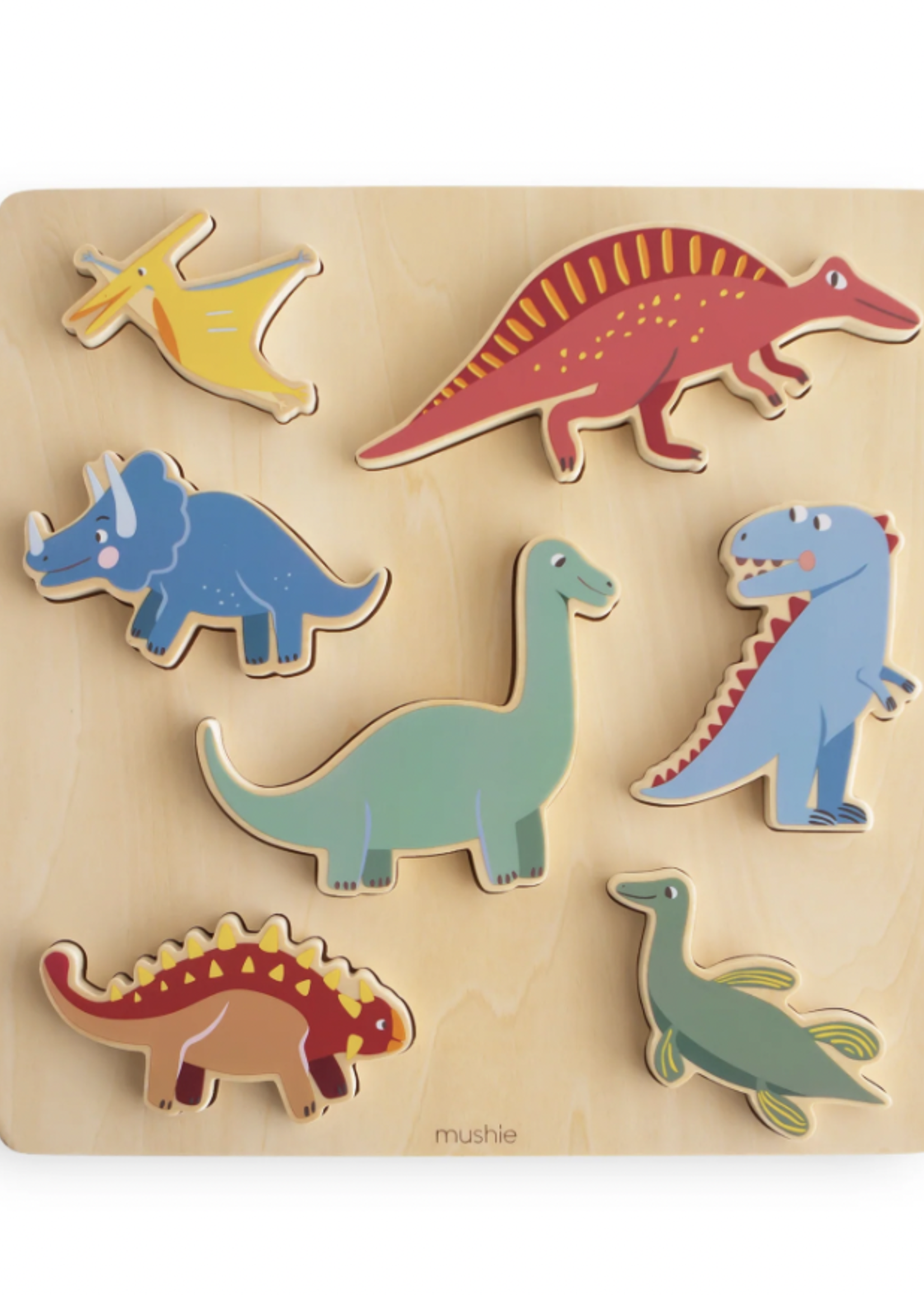 Elitaire Petite Wooden Dino Puzzle