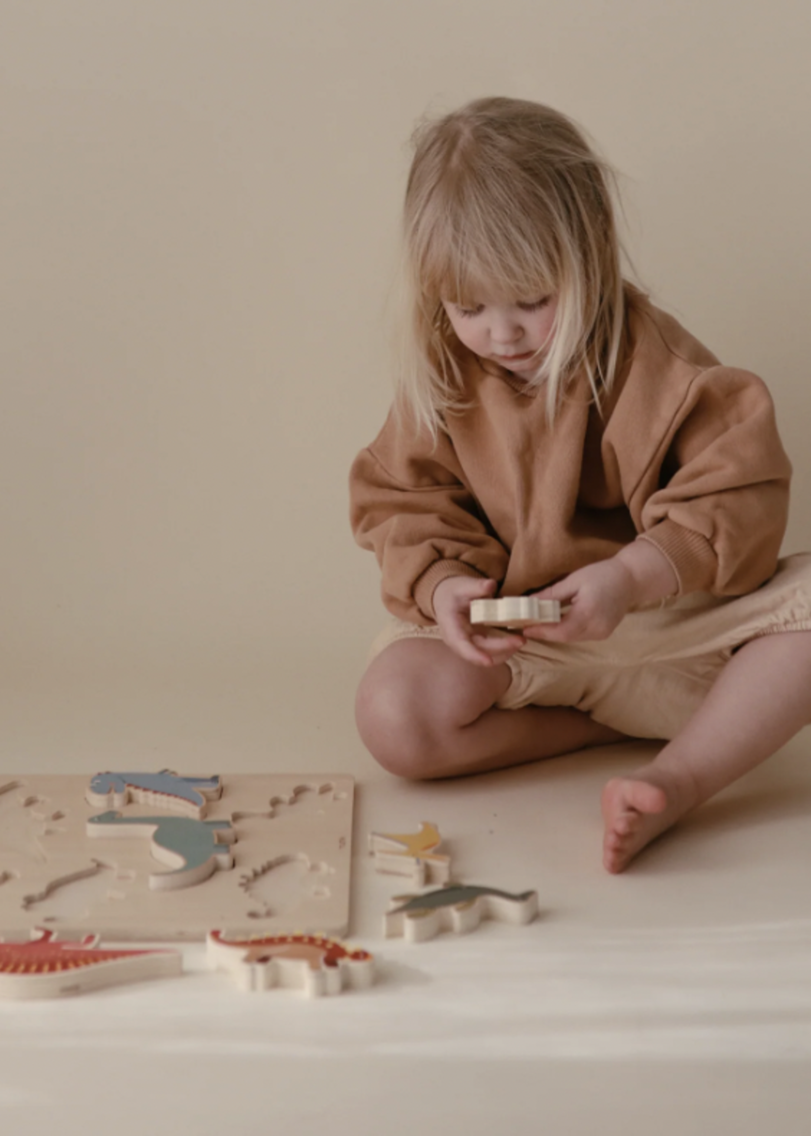 Elitaire Petite Wooden Dino Puzzle