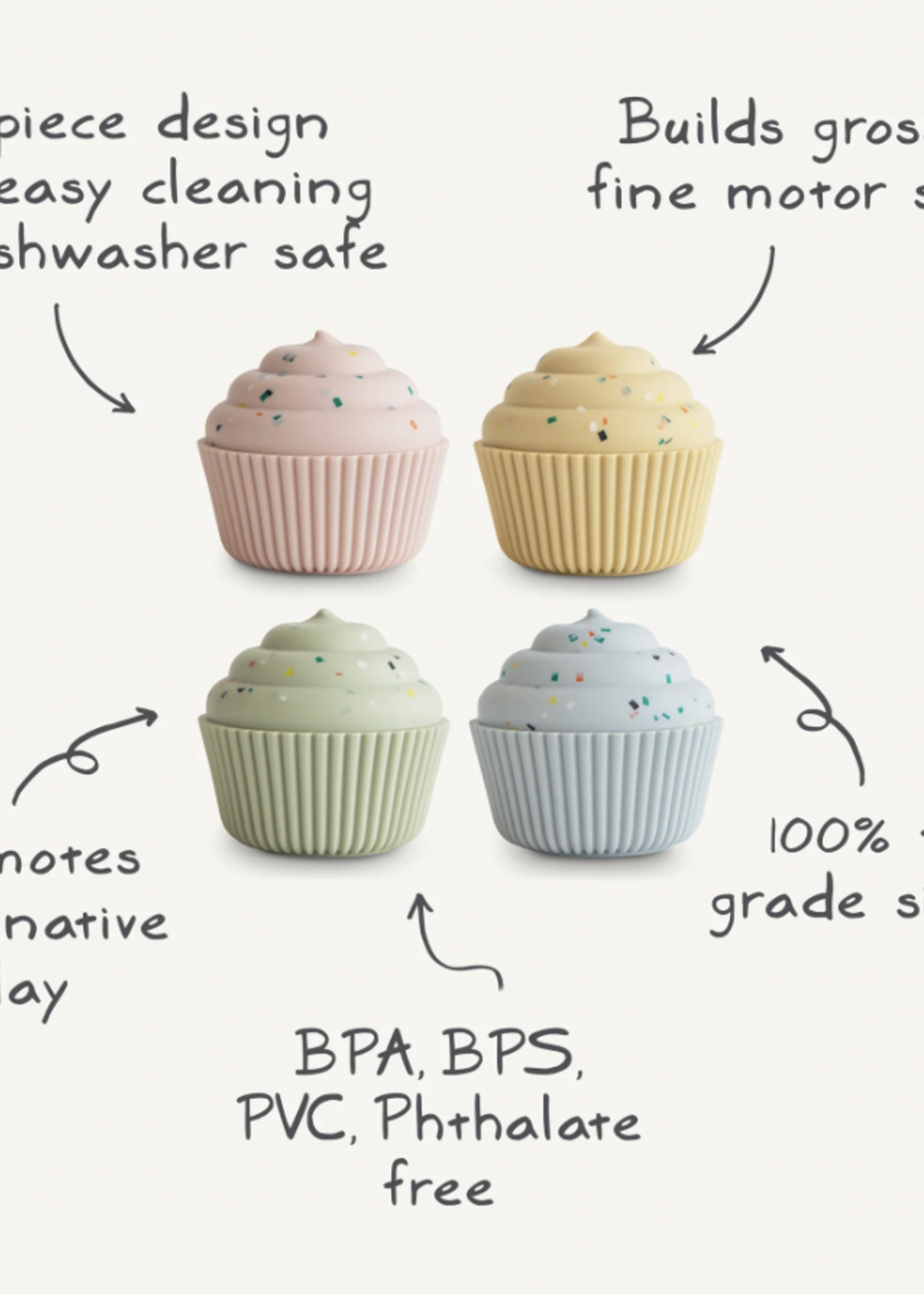 Elitaire Petite Mix and Match Cupcake Toy