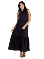 Elitaire Boutique Black Julip Maxi Dress