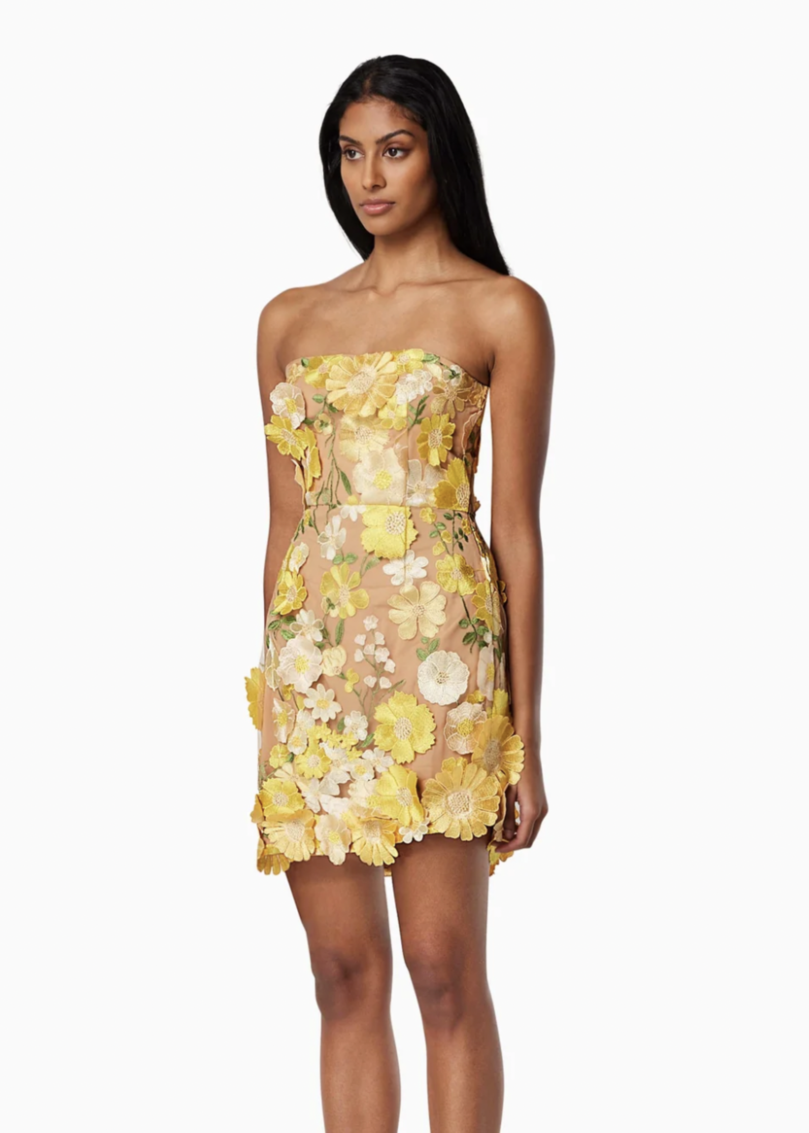 Elitaire Boutique New Age Dress in Yellow