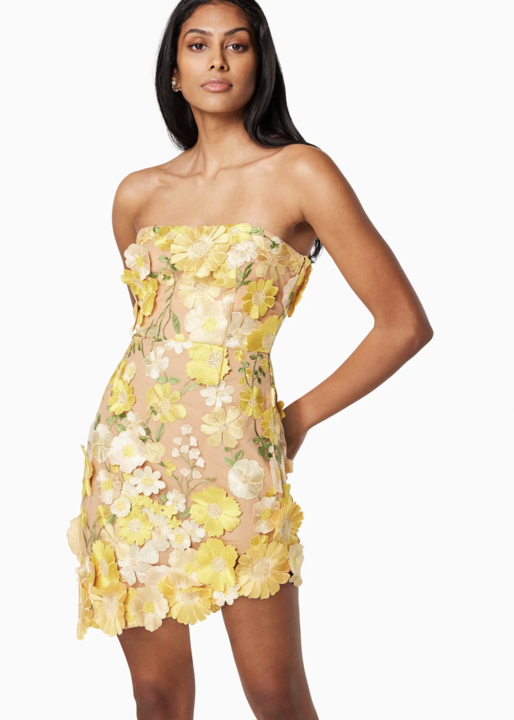 Elitaire Boutique New Age Dress in Yellow