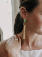 Elitaire Boutique The Portia Chalcedony Earring