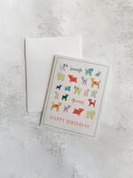 Elitaire Boutique Puppy Party Birthday Card