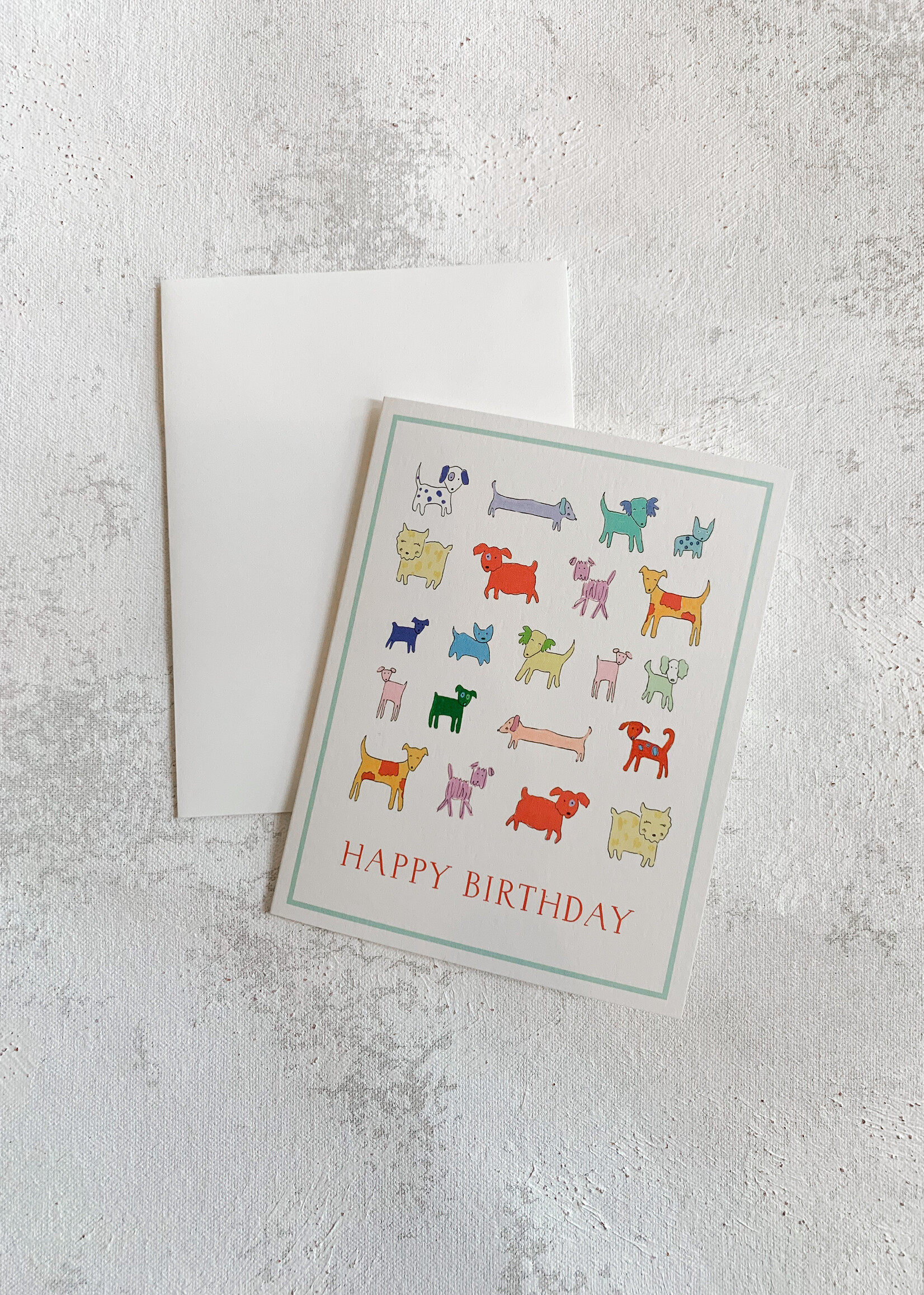 Elitaire Boutique Puppy Party Birthday Card