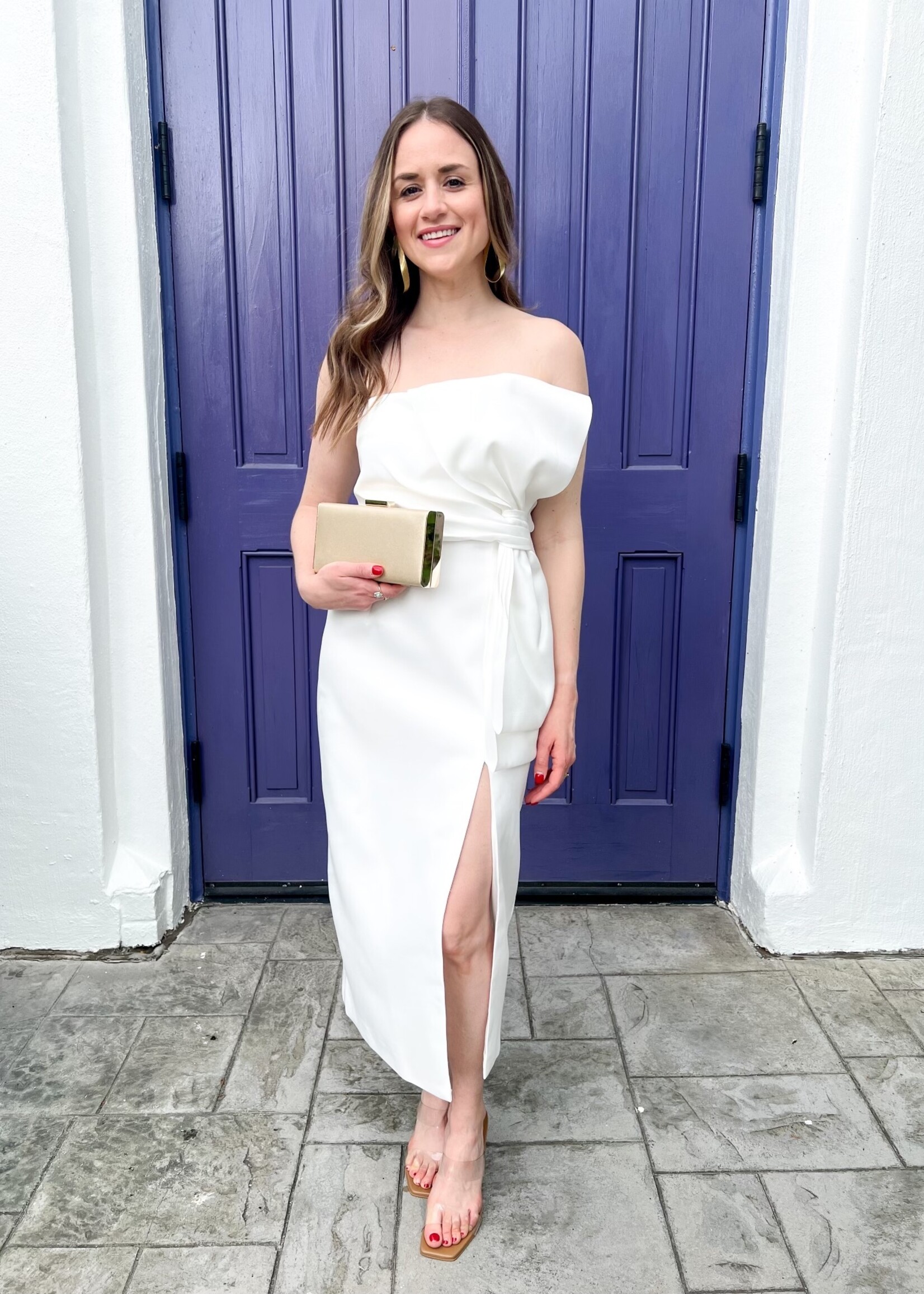 Elitaire Boutique Brighton Dress in Ivory