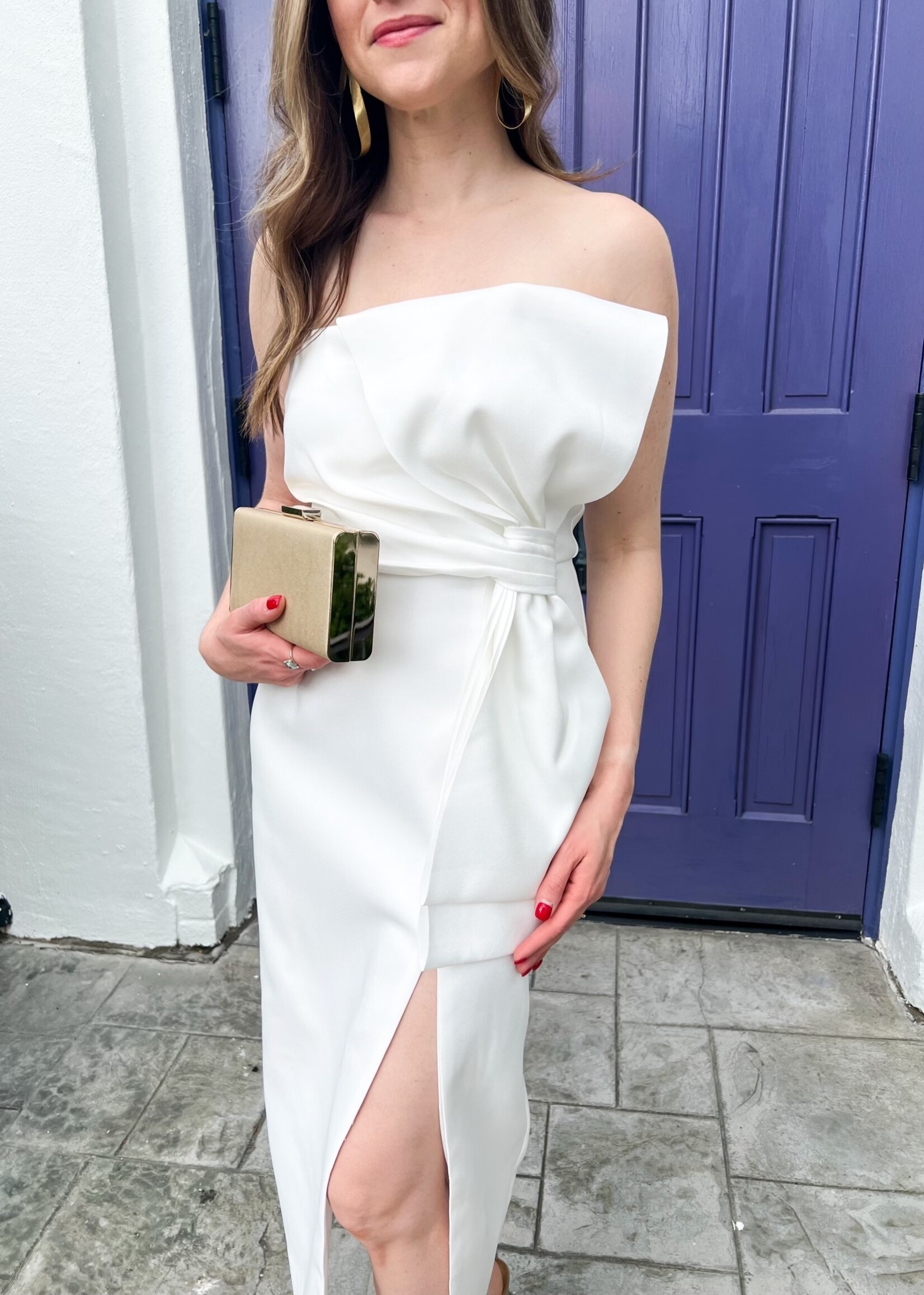 Elitaire Boutique Brighton Dress in Ivory