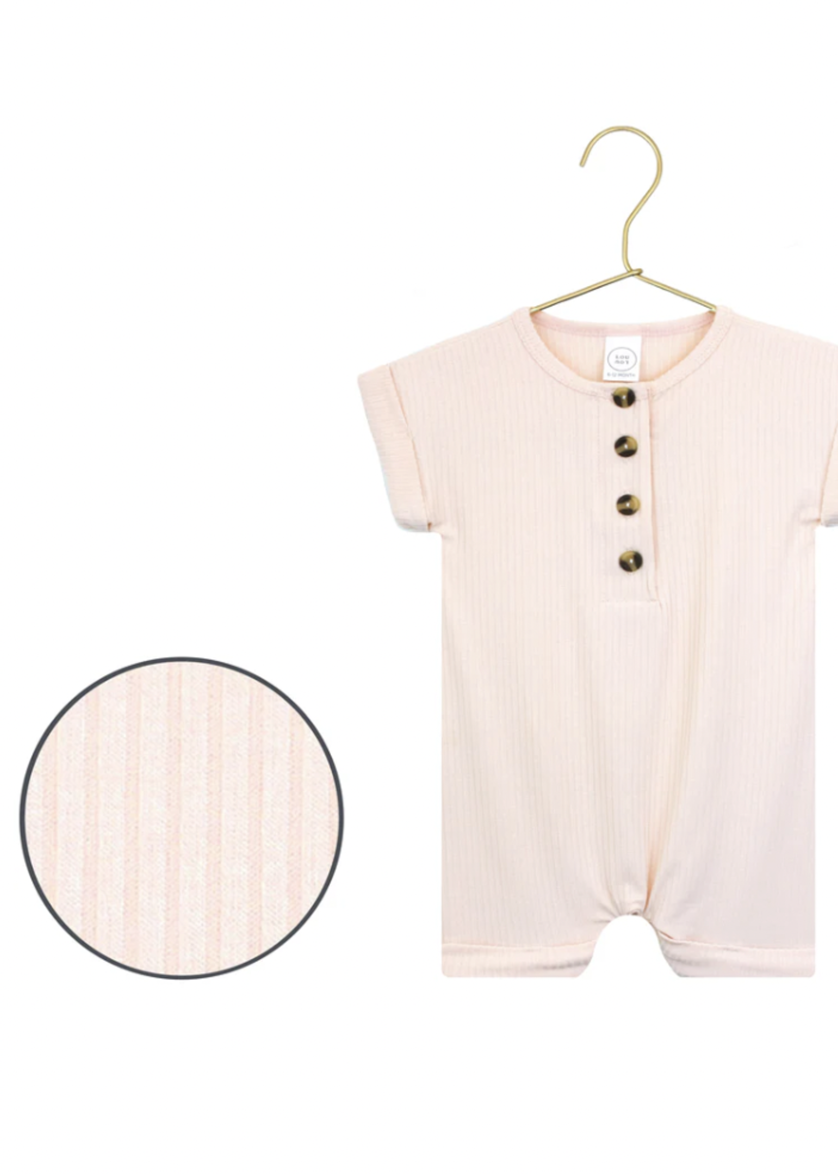 Elitaire Petite Rosie Ribbed Romper