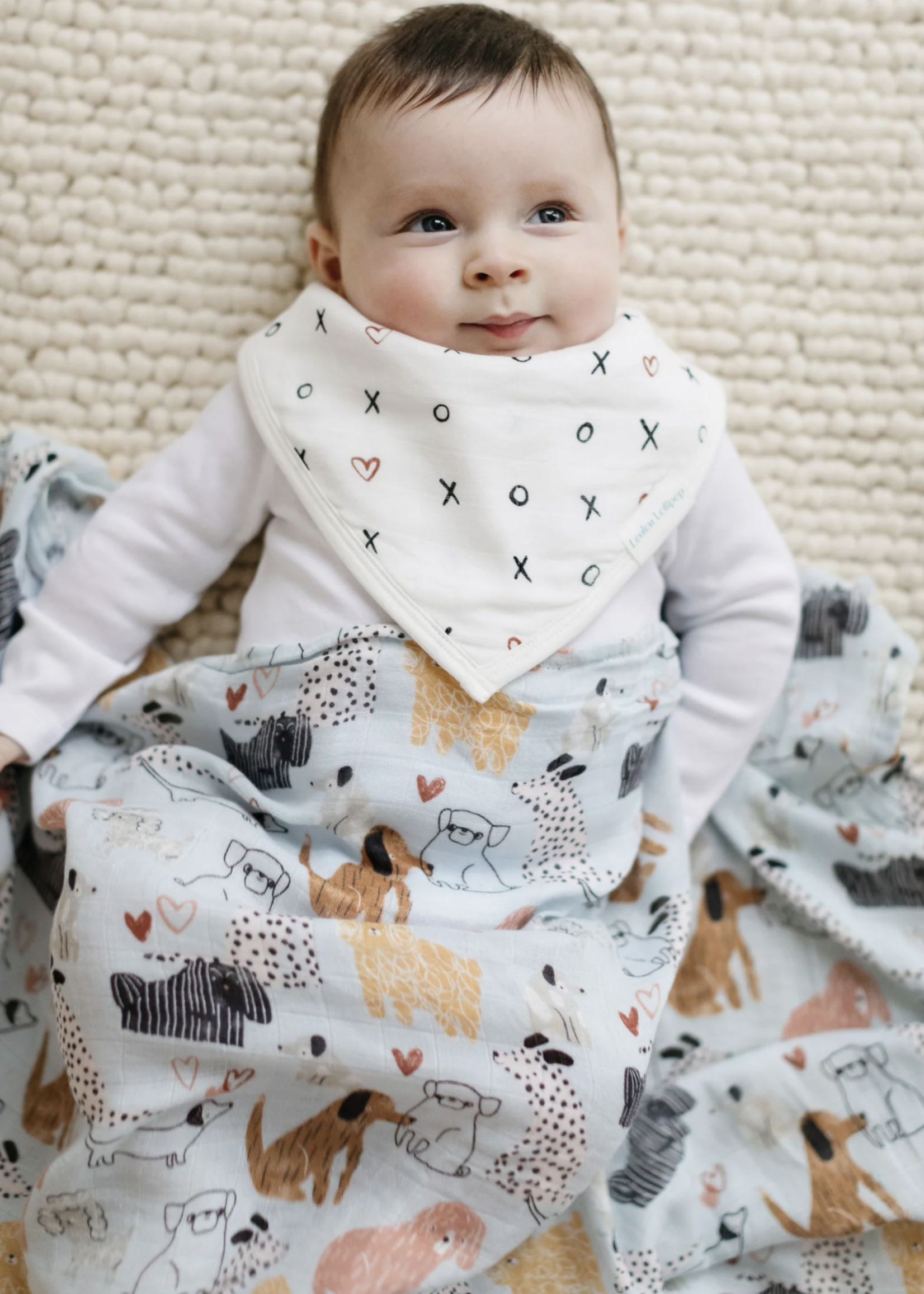 Elitaire Petite Muslin Swaddle - Honey Puppies