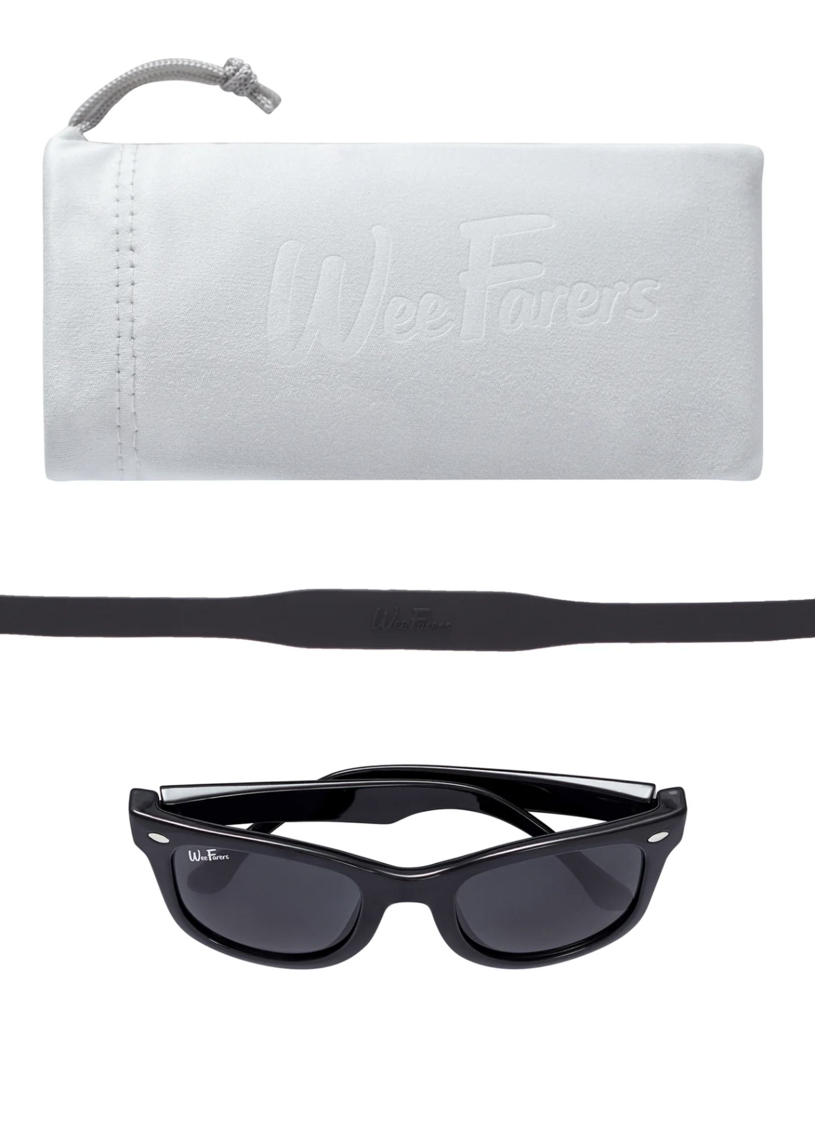 Elitaire Petite Polarized WeeFarers in Black