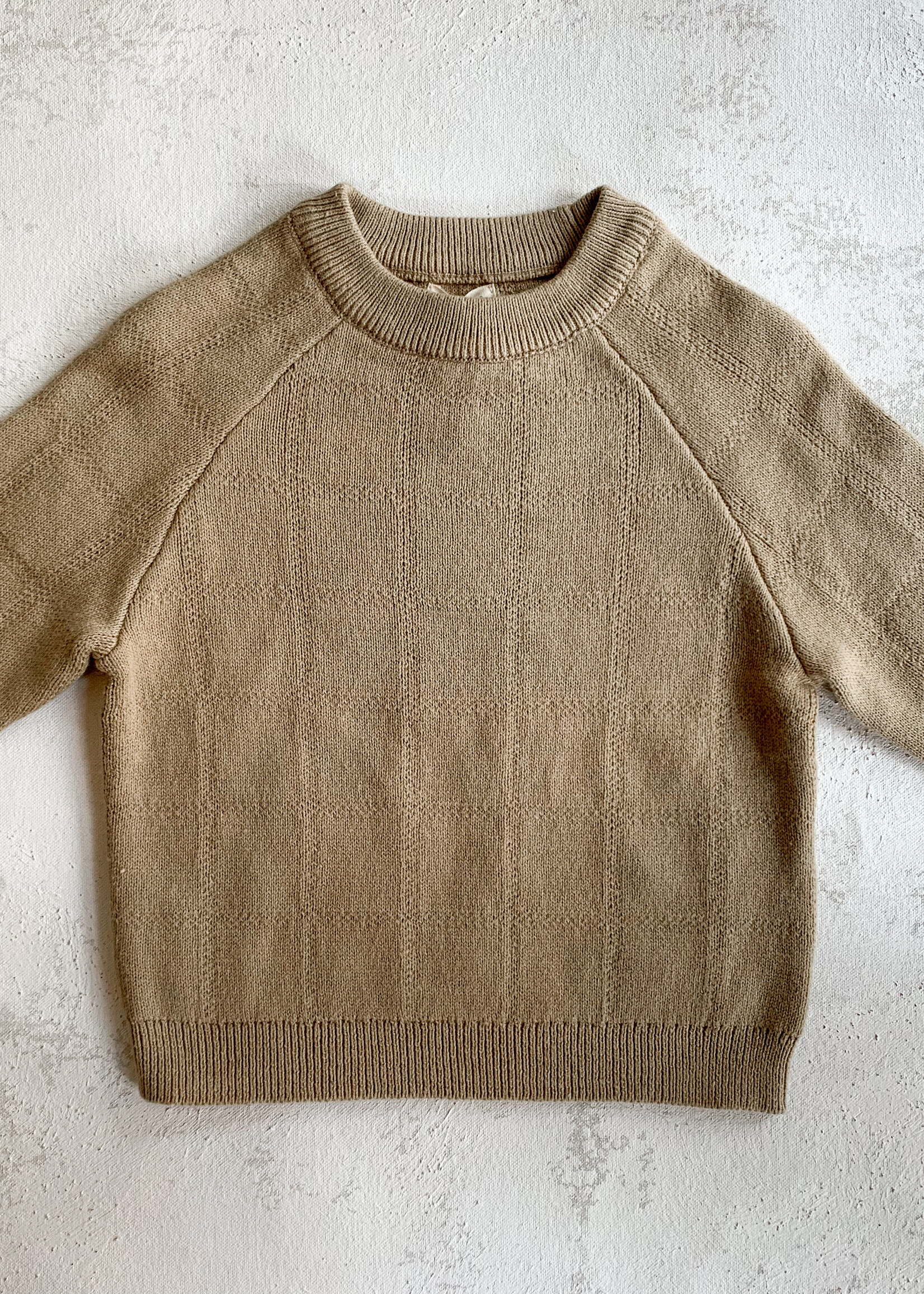 Elitaire Petite Casek Grid Sweater