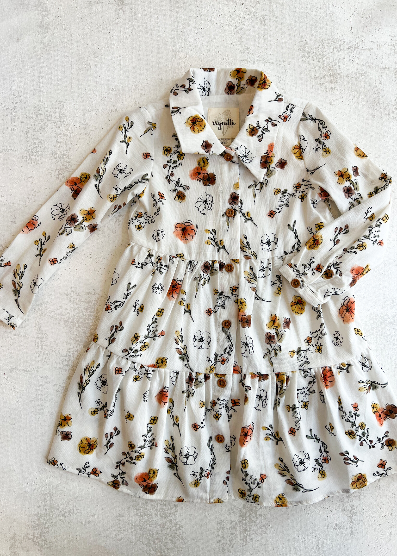 Elitaire Petite Jenny Autumn Floral Bubble & Dress