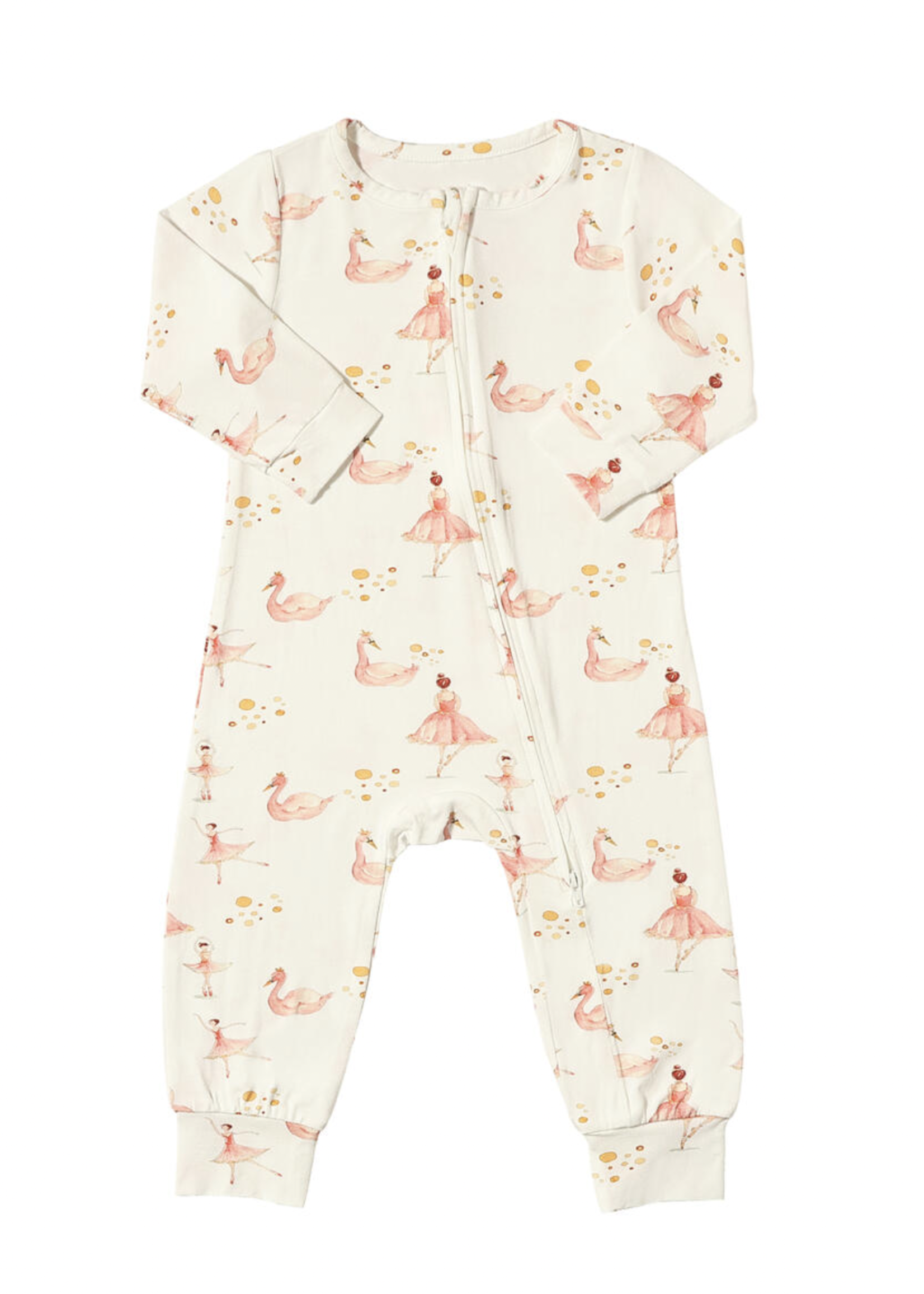 Elitaire Petite Ballerinas Zippered Romper