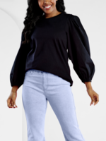 Elitaire Boutique Dillon Top in Black