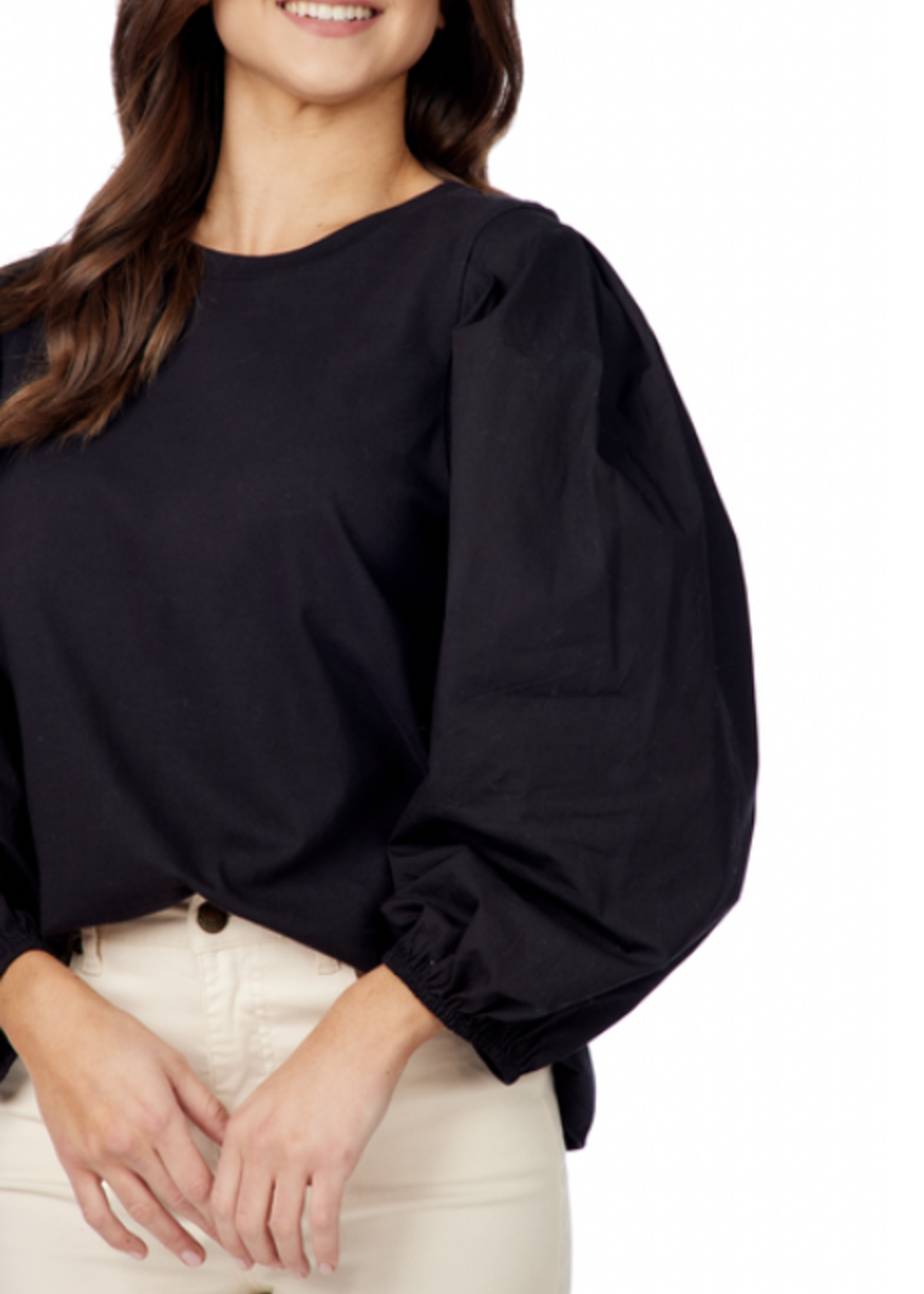 Elitaire Boutique Dillon Top in Black