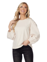 Elitaire Boutique Dillon Top in Cream