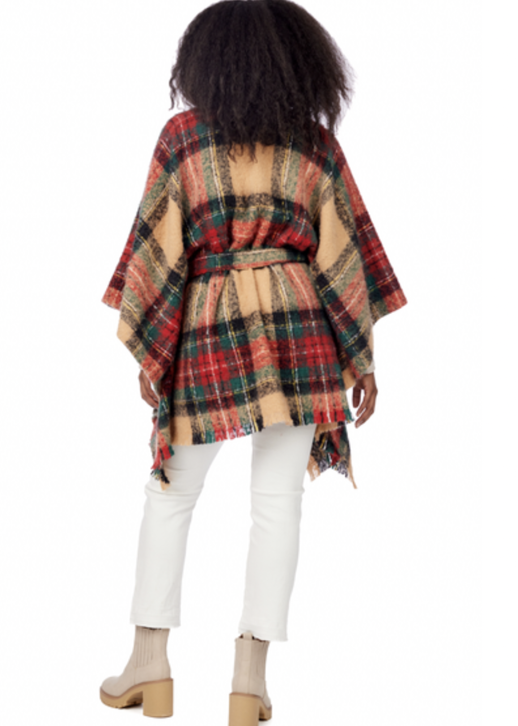 Elitaire Boutique Brinley Belted Poncho