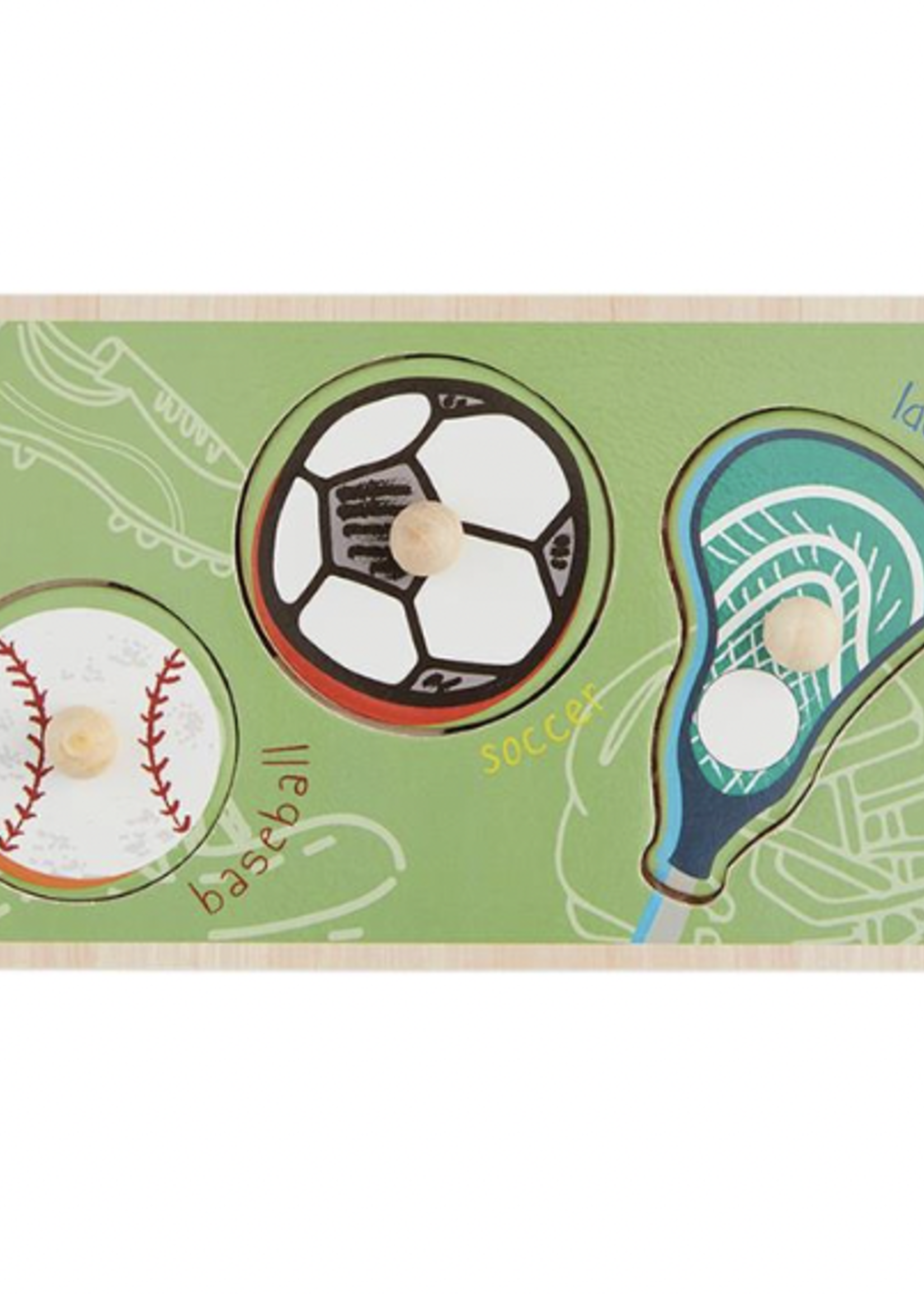 Elitaire Petite Sports Touch & Feel Puzzle - Green